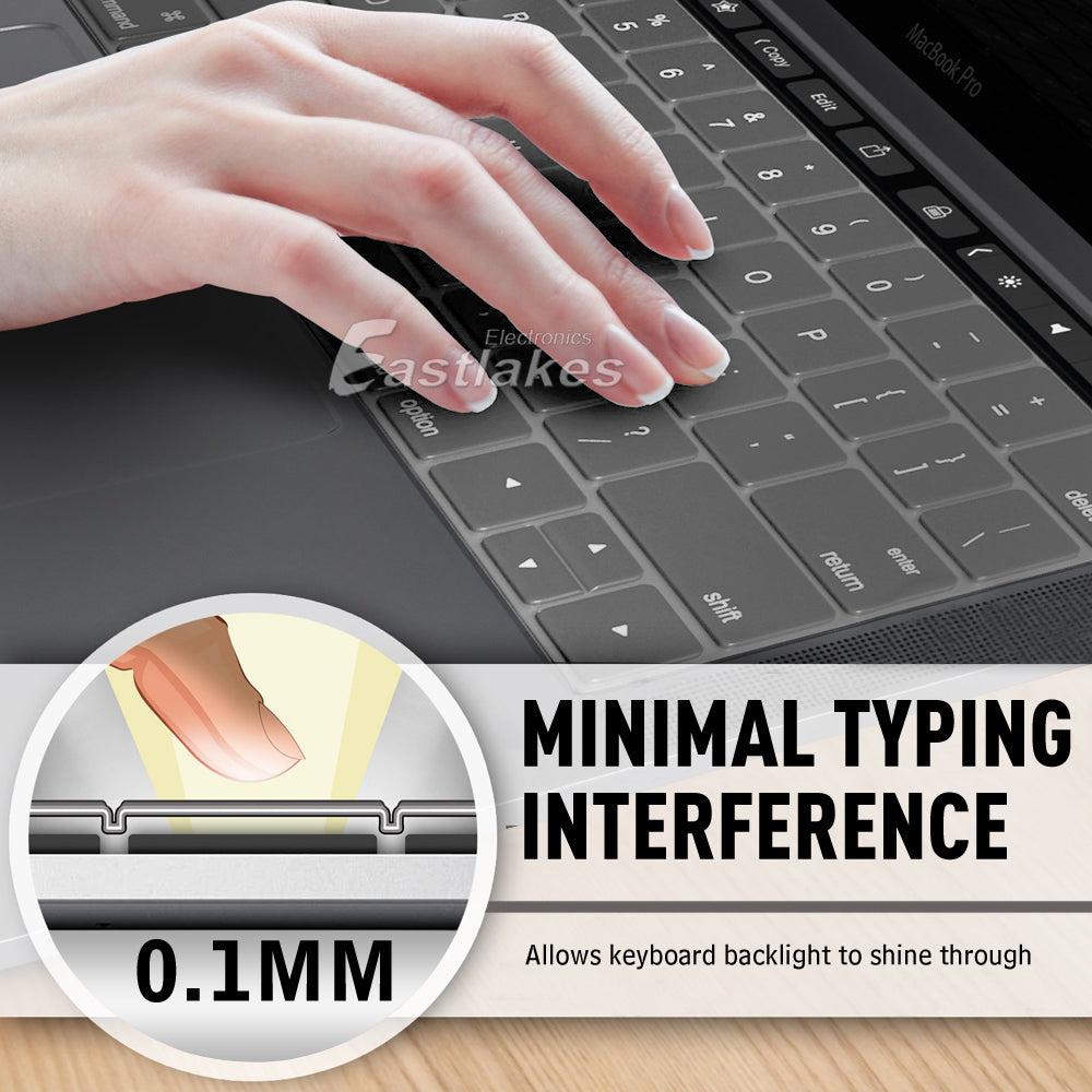 Keyboard Protector Cover for Apple Macbook Pro Touchbar - Eastlakes Electronics